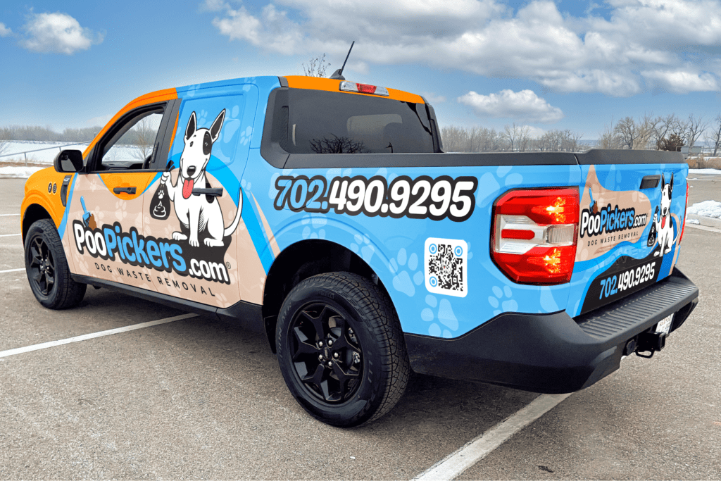 Dog Poop Pick Up Service Truck | Poo Pickers Truck