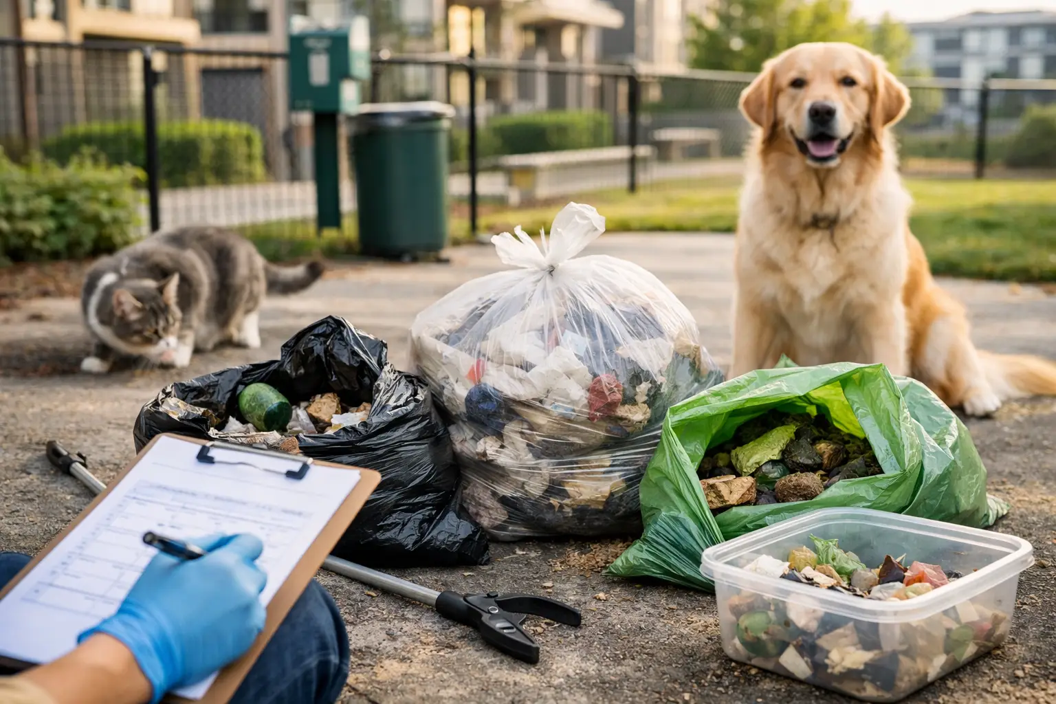 Apartment Waste Audit for Cleaner Pet Areas