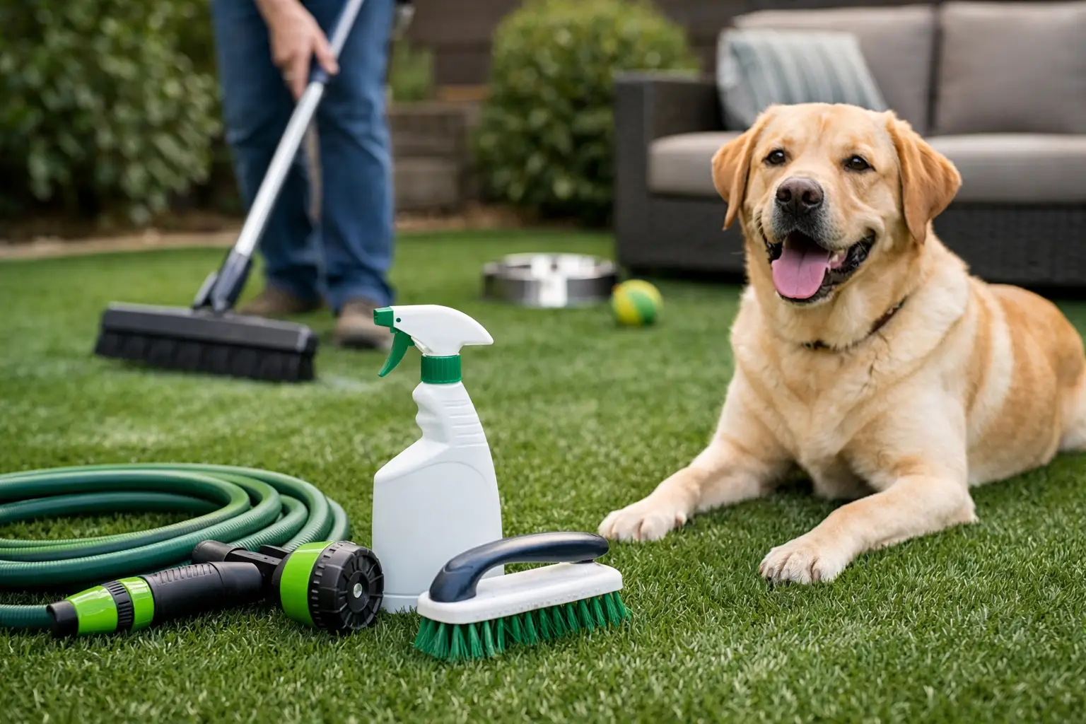 Artificial Turf Cleaning Guide for Dog Owners